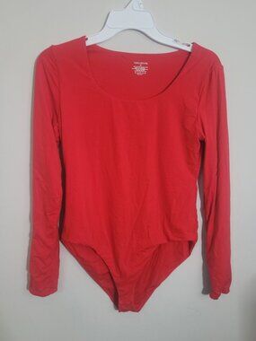 Algalaround Medium Red Bodysuit Longsleeve